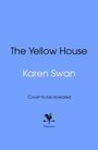 "Untitled", "Karen Swan", "Cover to be revealed", Logo: Hahn auf einem Pfeil, Hintergrund in hellem Blau.
