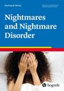 Titel: Nightmares and Nightmare Disorder. Frau mit verdecktem Gesicht unter Decke. Logos von Hogrefe.
