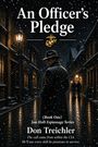 „An Officer’s Pledge“ von Don Treichler, nächtliche Szene mit Mann in Hut und Schneefall.