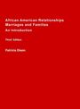 "African American Relationships Marriages and Families An Introduction Third Edition Patricia Dixon" auf rotem Hintergrund.