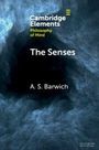 Text: "Cambridge Elements, Philosophy of Mind, The Senses, A. S. Barwich". Abstrakte blaue Wirbel um dunkles Zentrum.