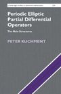 Buchtitel: "Periodic Elliptic Partial Differential Operators" von Peter Kuchment. Ein graues Cover mit lila Streifen.