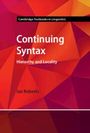 Ian Roberts: Continuing Syntax, Buch