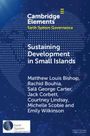 Matthew Louis Bishop: Sustaining Development in Small Islands, Buch