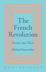 "The French Revolution: Events and Ideas, Michael Sonenscher." Geometrisches Muster aus konzentrischen Linien auf hellblauem Hintergrund.