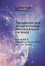 Hanna Bäck: The Selection and Tenure of Foreign Ministers Around the World, Buch