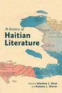 "A History of Haitian Literature" von Marlene L. Daut und Kaiama L. Glover. Illustration einer bunten Haiti-Karte.