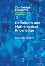 Andrea Sereni: Definitions and Mathematical Knowledge, Buch