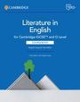 "Literature in English for Cambridge IGCSE™ and O Level. COURSEBOOK von Russell Carey & Trish Moller" auf blauem Cover.