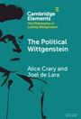 Text: "Cambridge Elements, The Philosophy of Ludwig Wittgenstein, The Political Wittgenstein, Alice Crary and Joel de Lara." Illustration: Abstraktes Gesicht.