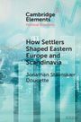 "How Settlers Shaped Eastern Europe and Scandinavia" von Jonathan Stavnskær Doucette, Hintergrund: Stadtansicht mit Graphen.