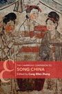 "The Cambridge Companion to Song China, Edited by Cong Ellen Zhang." Drei Personen in traditioneller Kleidung in einer Malerei.