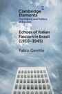 "Cambridge Elements: Echoes of Italian Fascism in Brazil (1930-1945)" von Fabio Gentile. Wolkenhimmel und modernes Gebäude.