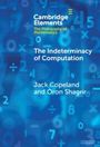 Jack Copeland: The Indeterminacy of Computation, Buch