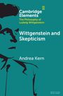 „Cambridge Elements: The Philosophy of Ludwig Wittgenstein – Wittgenstein and Skepticism“ von Andrea Kern. Illustration eines Gesichts.