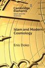 "Islam and Modern Cosmology" von Enis Doko; goldener Hintergrund mit Abbildung eines astronomischen Instruments.