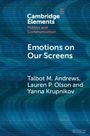 "Emotions on Our Screens" von Talbot M. Andrews, Lauren P. Olson, Yanna Krupnikov; blaues, wellenartiges Muster.
