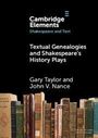 Gary Taylor: Textual Genealogies and Shakespeare's History Plays, Buch