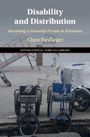 Text: "Disability and Distribution. Becoming a Valuable Person in Kinshasa. Clara Devlieger. International African Library." Zwei Rollstühle.