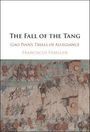 Oben steht „THE FALL OF THE TANG“. Darunter ein historisches Wandgemälde mit Reitern und Musikinstrumenten.