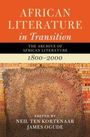 : African Literature in Transition: Volume 1, Buch