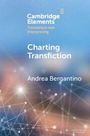 Titel: "Charting Transfiction". Autor: Andrea Bergantino. Hintergrund: Blau-weiße, vernetzte Linien auf unscharfen Farbverläufen.