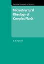 "Microstructural Rheology of Complex Fluids" von L. Gary Leal. Grünes Buchcover mit akademischem Stil.