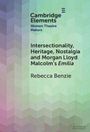 "Cambridge Elements: Women Theatre Makers. Intersectionality, Heritage, Nostalgia and Morgan Lloyd Malcolm's Emilia. Rebecca Benzie." Geometrisches Muster in sanften Farben.