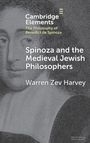 Text: "Spinoza and the Medieval Jewish Philosophers" von Warren Zev Harvey. Im Hintergrund ein Porträt eines Mannes.
