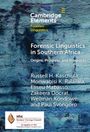 Russell H Kaschula: Forensic Linguistics in Southern Africa, Buch