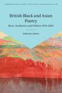 Titel: British Black and Asian Poetry. Autor: Omaar Hena. Bunte abstrakte Malerei im unteren Bereich.