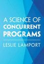 Text: "A Science of Concurrent Programs - Leslie Lamport". 
Hintergrund: Blaue geometrische Formen, heller Verlauf.