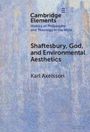 „Cambridge Elements: History of Philosophy and Theology in the West. Shaftesbury, God, and Environmental Aesthetics“ von Karl Axelsson. Hintergrund in bläulichen Tönen.