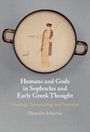 "Humans and Gods in Sophocles and Early Greek Thought" von Alexander Johnston, Illustration einer antiken griechischen Figur.