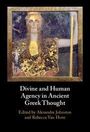 Titel: "Divine and Human Agency in Ancient Greek Thought". Herausgeber: Alexandre Johnston und Rebecca Van Hove. Goldene Figur.