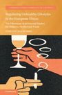 "Regulating Unhealthy Lifestyles in the European Union" steht oben. Illustration: Hände halten ein Glas und Zigarette.