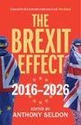 "The Brexit Effect 2016-2026, edited by Anthony Seldon." Zwei Personen mit EU- und Union Jack-Flaggen bedeckt.