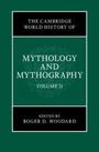 „MYTHOLOGY AND MYTHOGRAPHY VOLUME II“ in Weiß auf grünem Hintergrund, Buchcover. Bearbeitet von Roger D. Woodard.