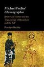 Der Text enthält "Michael Psellos’ Chronographia", "Rhetorical History", und "Penelope Buckley". Gemälde von byzantinischen Figuren.