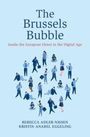 "The Brussels Bubble: Inside the European Union in the Digital Age." Illustration von Menschen in Anzügen.