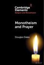 "Monotheism and Prayer" von Douglas Dales. Ein brennendes Kerzenlicht auf schwarzem Hintergrund.