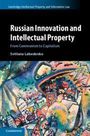 Buchtitel: "Russian Innovation and Intellectual Property" von Svitlana Lebedenko. Abstrakte Illustration darunter.