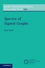 "Spectra of Signed Graphs" von Zoran Stanić. London Mathematical Society Lecture Note Series 504. Cambridge Logo unten links.