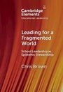 "Leading for a Fragmented World. School Leadership as Epistemic Stewardship. Chris Brown." Abstrakter Hintergrund.
