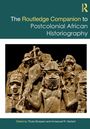 Titel: "The Routledge Companion to Postcolonial African Historiography". Herausgeber: Thula Simpson, Immanuel R. Harisch. Skulptur mit detaillierten Figuren.