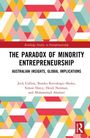Titel: "The Paradox of Minority Entrepreneurship: Australian Insights, Global Implications". Autoren: Jock Collins et al. Bunte geometrische Muster.
