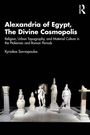 "Alexandria of Egypt, The Divine Cosmopolis" von Kyriakos Savvopoulos. Fünf antike Statuen auf Sockeln in einer dunklen Umgebung.