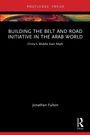 Buchcover: "BUILDING THE BELT AND ROAD INITIATIVE IN THE ARAB WORLD, China's Middle East Math, Jonathan Fulton". Oben ein buntes, spiralförmiges Muster.