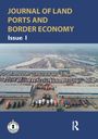"JOURNAL OF LAND PORTS AND BORDER ECONOMY Issue 1" über einer Ansicht von LKWs und Lagerhallen.
