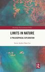 Text: "LIMITS IN NATURE A PHILOSOPHICAL EXPLORATION" von Svein Anders Nøer Lie. Farbig abstrakter Hintergrund.